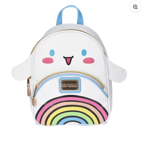 Hello Kitty Handbags - Hello Kitty and Friends Girls Cinnamonroll Women’s 10.5” Mini Backpack Rainbow